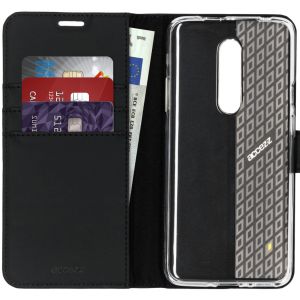 Accezz Wallet Softcase Bookcase OnePlus 7 Pro - Zwart