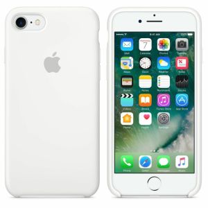 Apple Silicone Backcover iPhone SE (2022 / 2020) / 8 / 7 - White