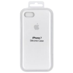 Apple Silicone Backcover iPhone SE (2022 / 2020) / 8 / 7 - White