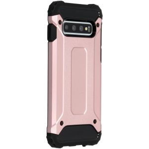 iMoshion Rugged Xtreme Backcover Samsung Galaxy S10 - Rosé Goud