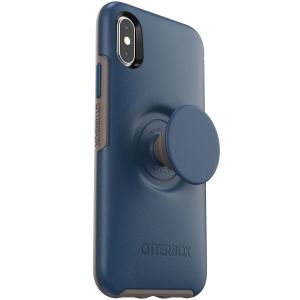 OtterBox Otter + Pop Symmetry Backcover iPhone Xs / X - Blauw