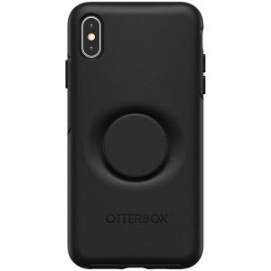 OtterBox Otter + Pop Symmetry Backcover iPhone Xs Max - Zwart