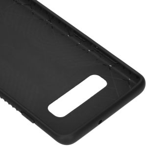 Accezz Impact Grip Backcover Samsung Galaxy S10 Plus - Zwart