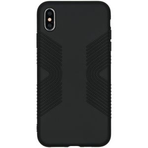 Accezz Impact Grip Backcover iPhone Xs Max - Zwart