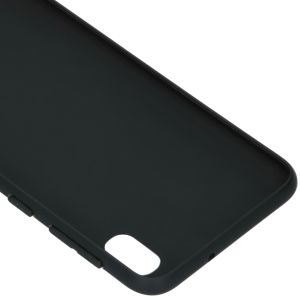 iMoshion Color Backcover Samsung Galaxy A10 - Zwart