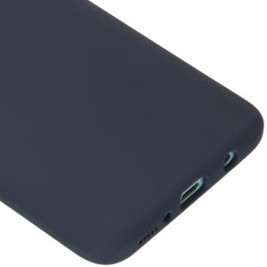 Accezz Liquid Silicone Backcover Samsung Galaxy A70 - Blauw