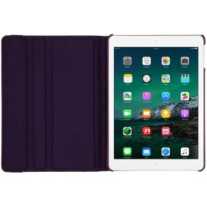 iMoshion 360° draaibare Bookcase iPad Air 2 (2014) / Air 1 (2013) - Paars