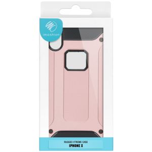 iMoshion Rugged Xtreme Backcover iPhone X - Rosé Goud