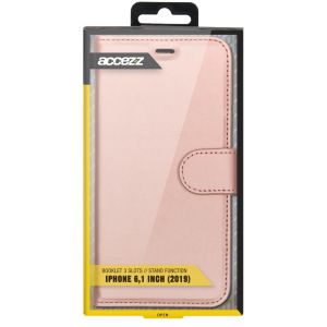 Accezz Wallet Softcase Bookcase iPhone 11 Pro Max - Rosé Goud