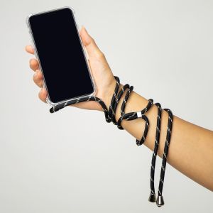 iMoshion Backcover met koord iPhone SE (2022 / 2020) / 8 / 7 - Zwart Goud