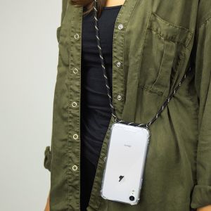 iMoshion Backcover met koord iPhone Xs / X - Zwart Goud