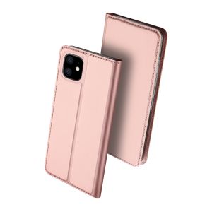 Dux Ducis Slim Softcase Bookcase iPhone 11 - Rosé Goud