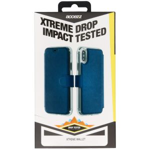 Accezz Xtreme Wallet Bookcase iPhone 11 Pro Max - Blauw