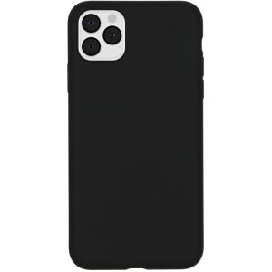 Accezz Liquid Silicone Backcover iPhone 11 Pro Max - Zwart