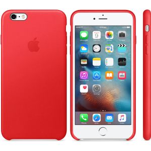 Apple Leather Backcover iPhone 6(s) Plus - Red
