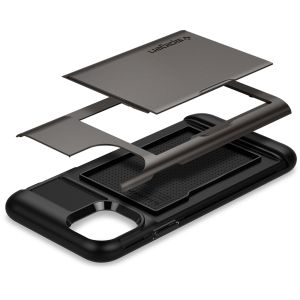 Spigen Slim Armor CS Backcover iPhone 11 - Grijs