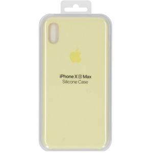Apple Silicone Backcover iPhone Xs Max - Mellow Yellow