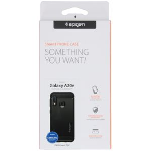 Spigen Rugged Armor Backcover Samsung Galaxy A20e - Zwart
