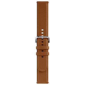 Samsung Originele Leather Band Galaxy Watch Active 2 / Watch 3 41mm - Bruin