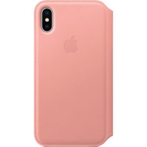Apple Leather Folio Bookcase iPhone X / Xs - Soft Pink