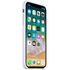 Apple Silicone Backcover iPhone X - Sky Blue