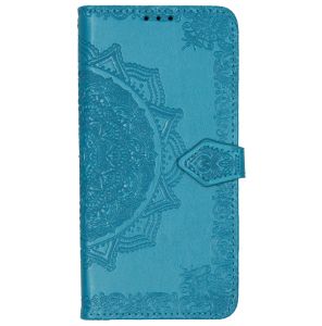 Mandala Bookcase Motorola One Zoom - Turquoise