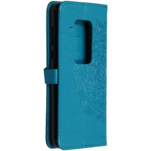 Mandala Bookcase Motorola One Zoom - Turquoise
