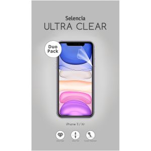 Selencia Duo Pack Clear Screenprotector iPhone 12 (Pro) / 11 / Xr