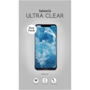 Selencia Duo Pack Ultra Clear Screenprotector Nokia 8.1