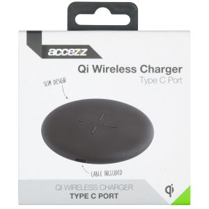 Accezz Qi Fast Wireless Charger - 10 Watt - Zwart