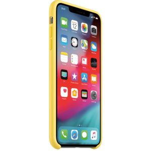 Apple Silicone Backcover iPhone Xs Max - Canary Yellow
