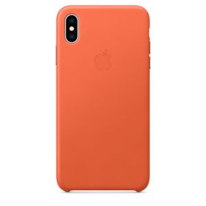 Apple Leather Backcover iPhone Xs Max - Sunset