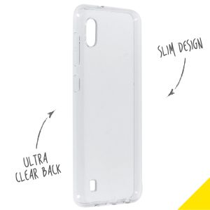 Accezz Clear Backcover Samsung Galaxy A10 - Transparant