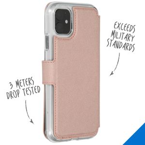 Accezz Xtreme Wallet Bookcase iPhone 11 - Rosé Goud