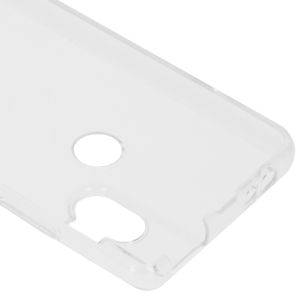 Softcase Backcover Motorola One Hyper - Transparant