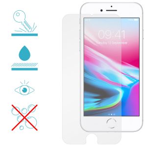 iMoshion Softcase Backcover + Glass Screenprotector iPhone 8/7/6(s)