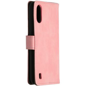 iMoshion Luxe Bookcase Samsung Galaxy A01 - Roze