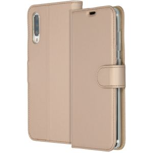 Accezz Wallet Softcase Bookcase Samsung Galaxy A70 - Goud
