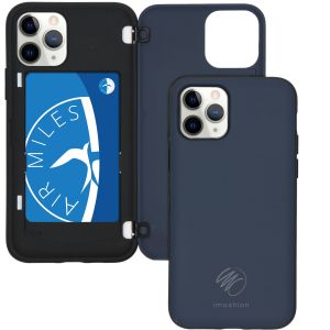 iMoshion Backcover met pashouder iPhone 11 Pro - Donkerblauw