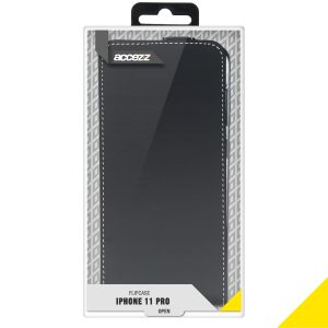 Accezz Flipcase iPhone 11 Pro - Zwart