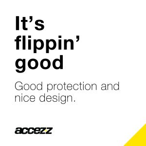 Accezz Flipcase Samsung Galaxy A40 - Zwart