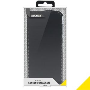 Accezz Flipcase Samsung Galaxy A70 - Zwart