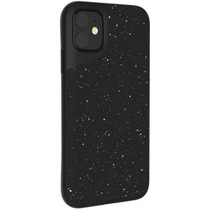 Mous Contour Backcover iPhone 11 - Speckled Black Leather
