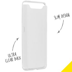 Accezz Clear Backcover Samsung Galaxy A80 - Transparant