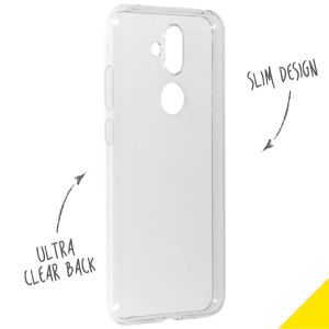 Accezz Clear Backcover Nokia 8.1 - Transparant