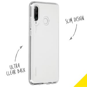 Accezz Clear Backcover Huawei P30 Lite - Transparant