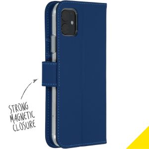 Accezz Wallet Softcase Bookcase iPhone 11 - Blauw