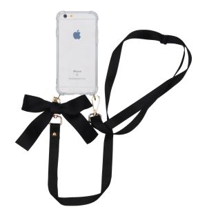 iMoshion Backcover met koord - Satijn iPhone 6 / 6s - Zwart