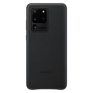 Samsung Originele Leather Backcover Galaxy S20 Ultra - Zwart
