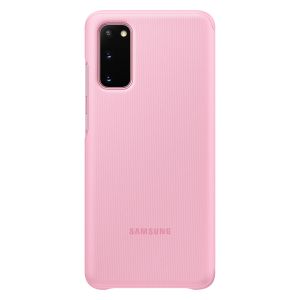 Samsung Originele Clear View Bookcase Galaxy S20 - Roze